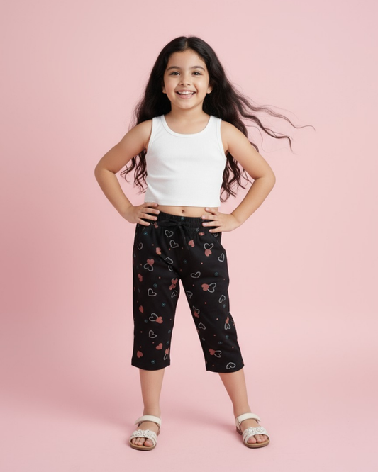 Angle Girls Capri