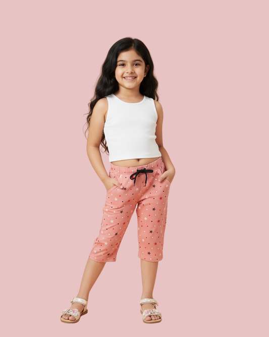 Angle Girls Capri