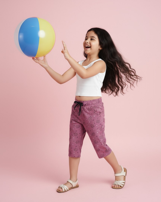 Angle Girls Capri