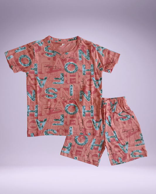 Indigo  Boys Barmuda Set. Short Sets. Co-ord Sets