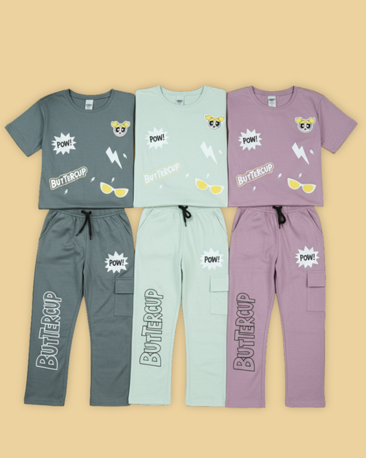 3 Pack of Girl Co-ord sets | 3 Different Colors