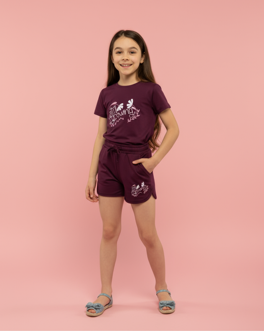 Pari Girls Hotpant Set