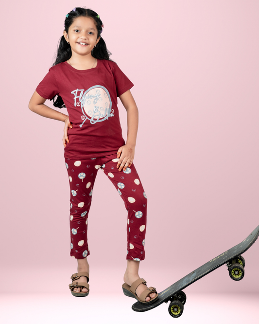 Ruby Girl Cotton Night Set