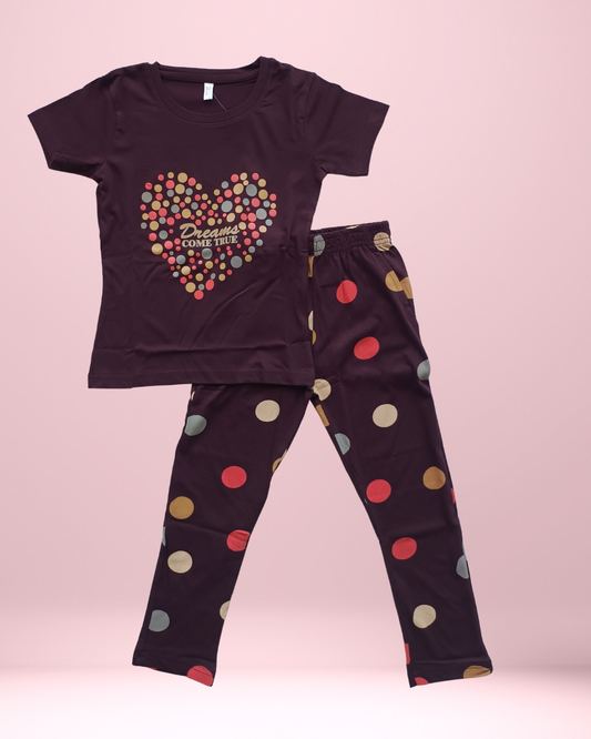 Ruby Girl Cotton Night Set